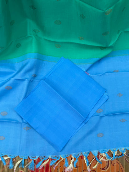 Pure Silk Kanjeeveram with digital print