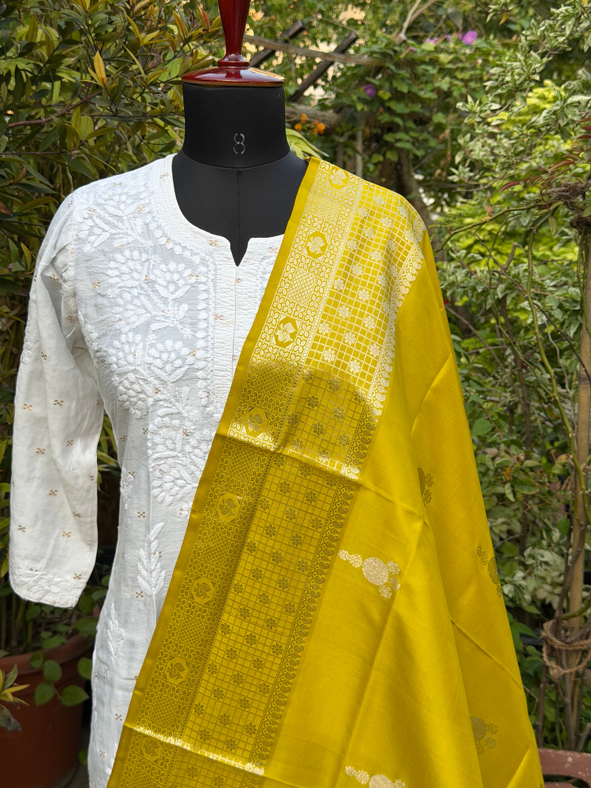 Venkatagiri pure silk dupatta