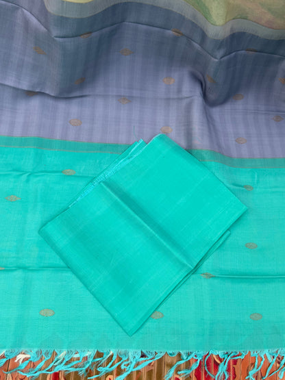 Pure Silk Kanjeeveram with digital print