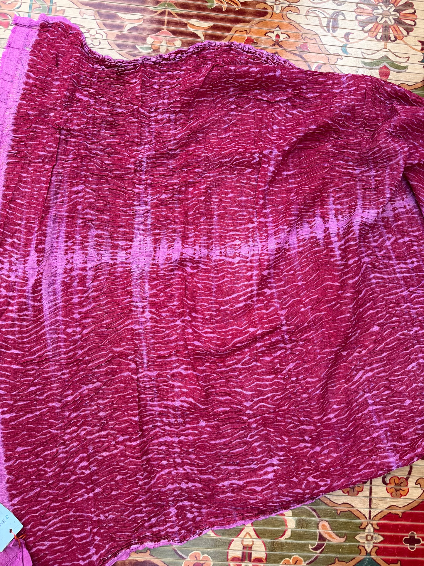 Pure silk tussar georgette benaras sarees