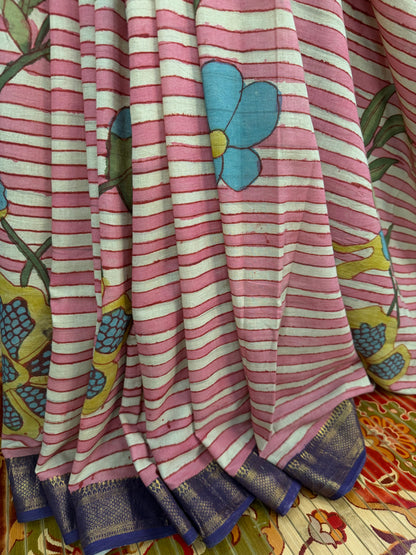 Silkcotton Penkalamkari Saree