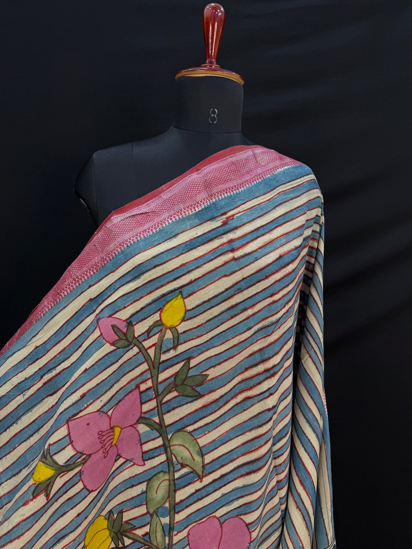 Silkcotton Penkalamkari Saree