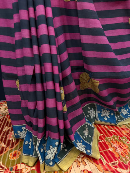 Silkcotton Penkalamkari Saree