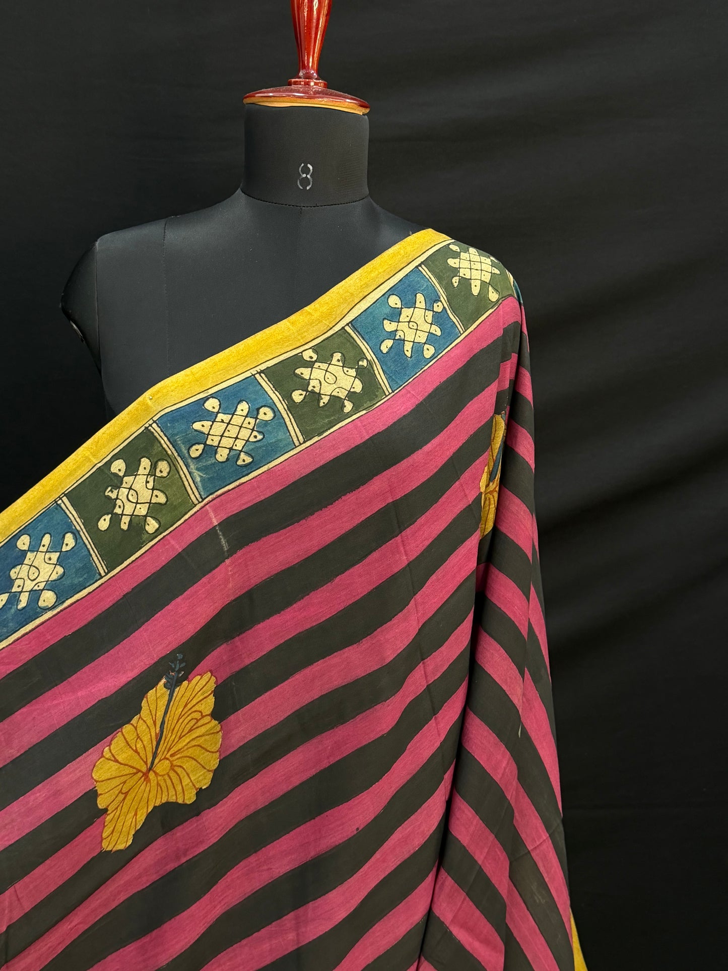 Silkcotton Penkalamkari Saree