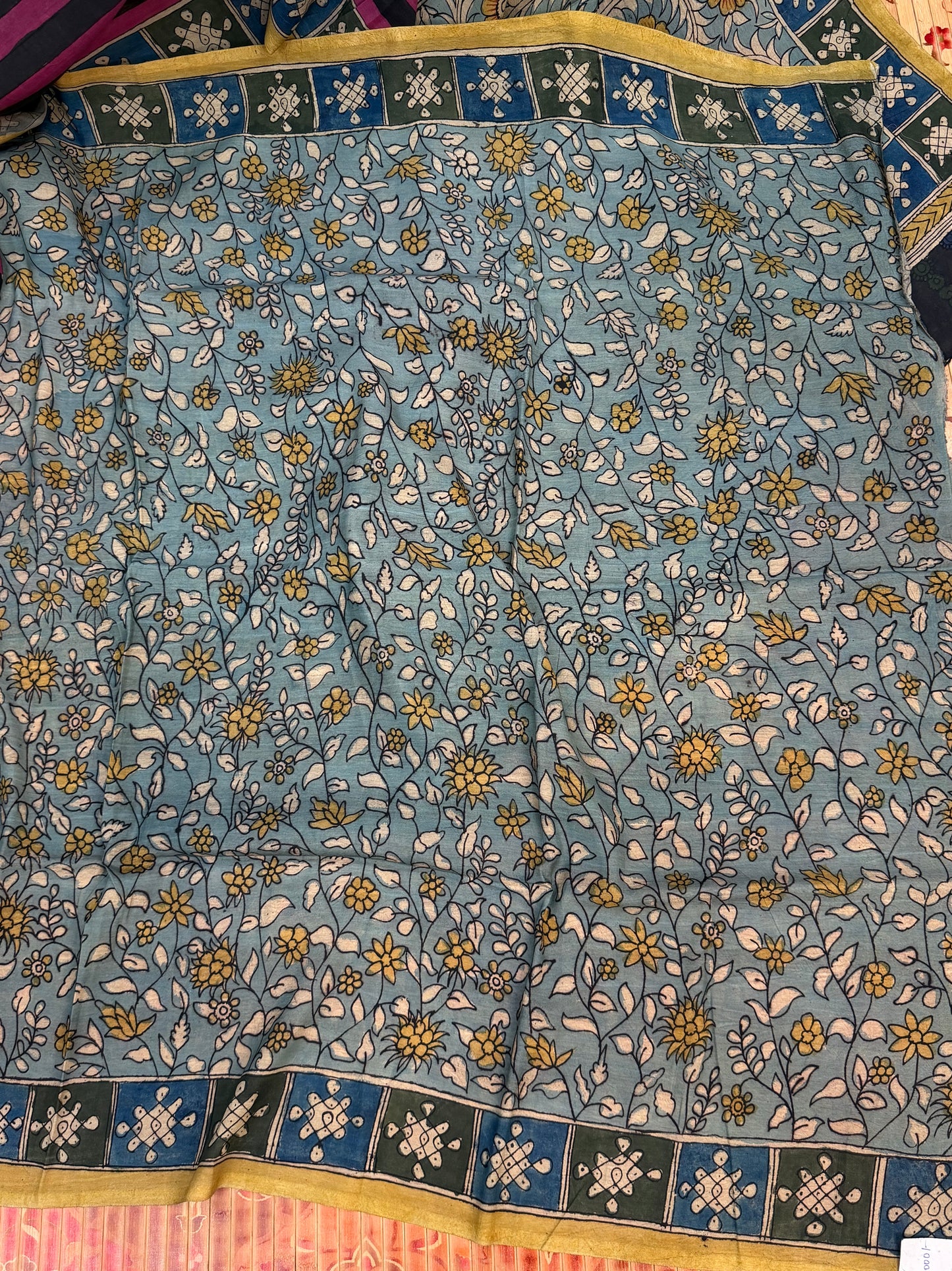 Silkcotton Penkalamkari Saree