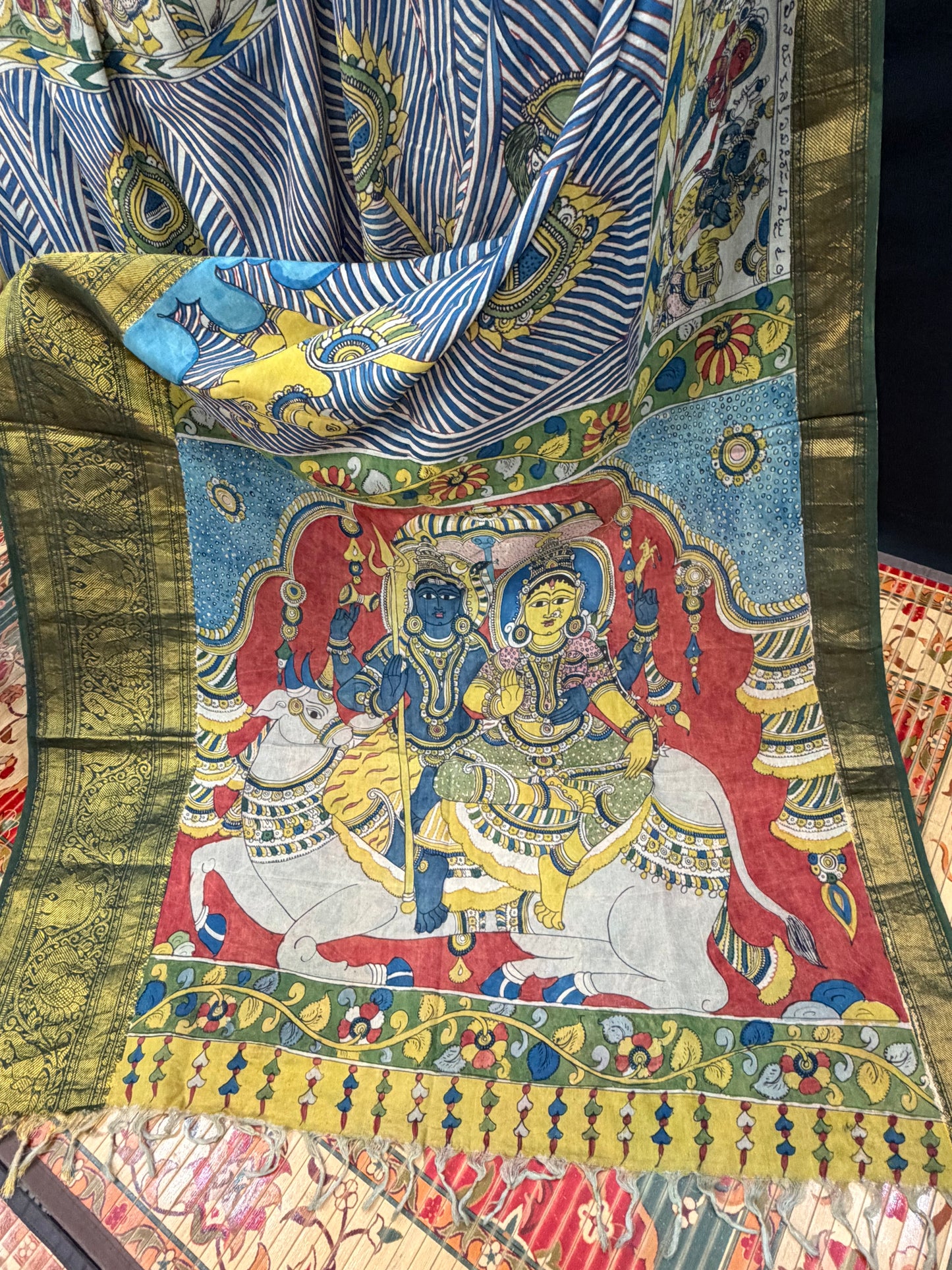 Silkcotton Penkalamkari Saree