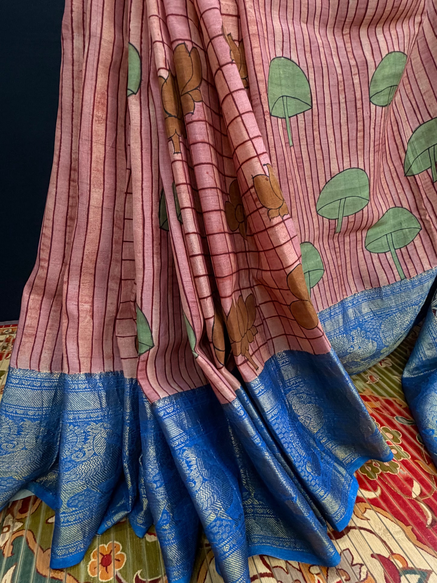 Silkcotton Penkalamkari Saree