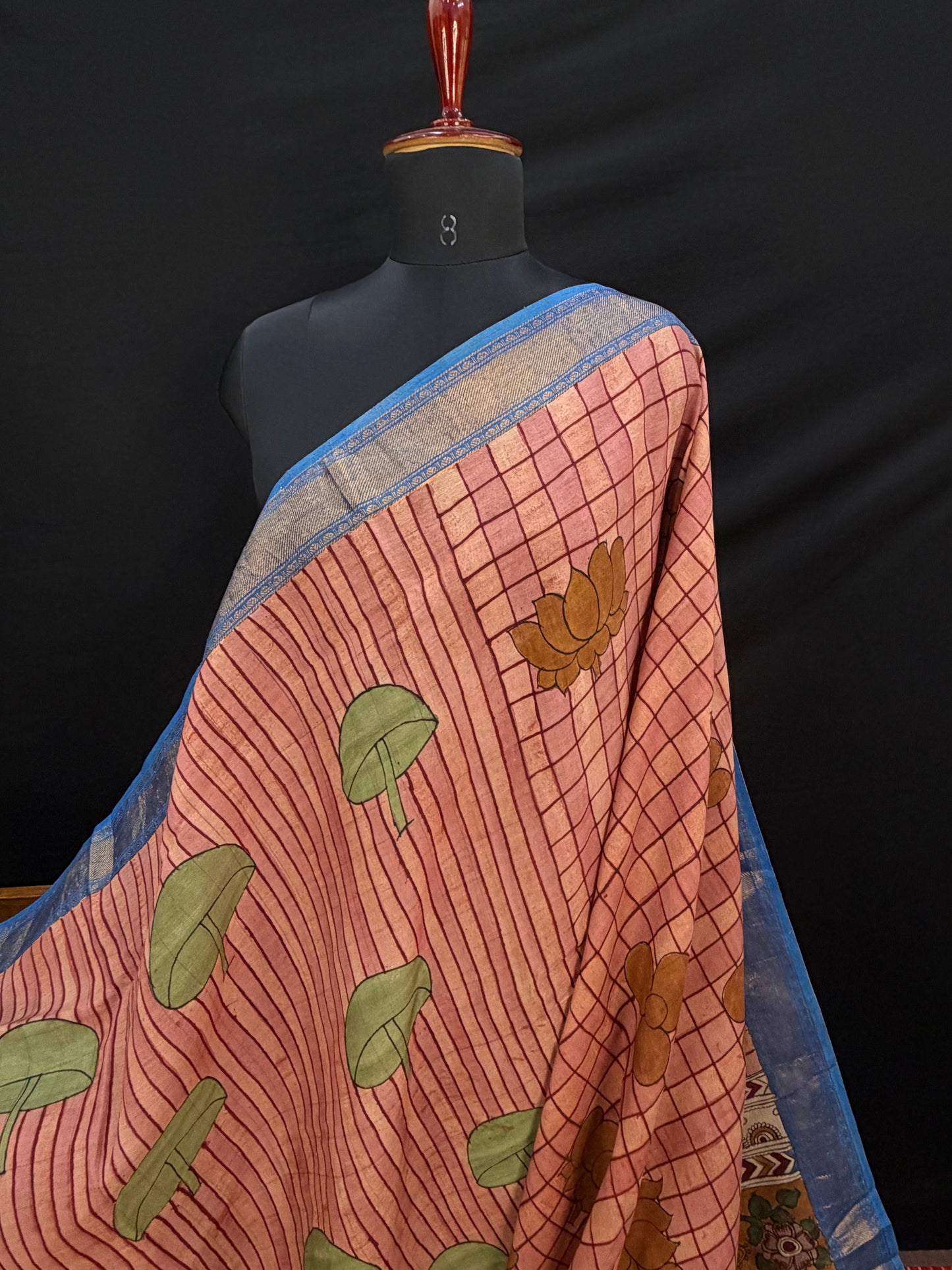 Silkcotton Penkalamkari Saree