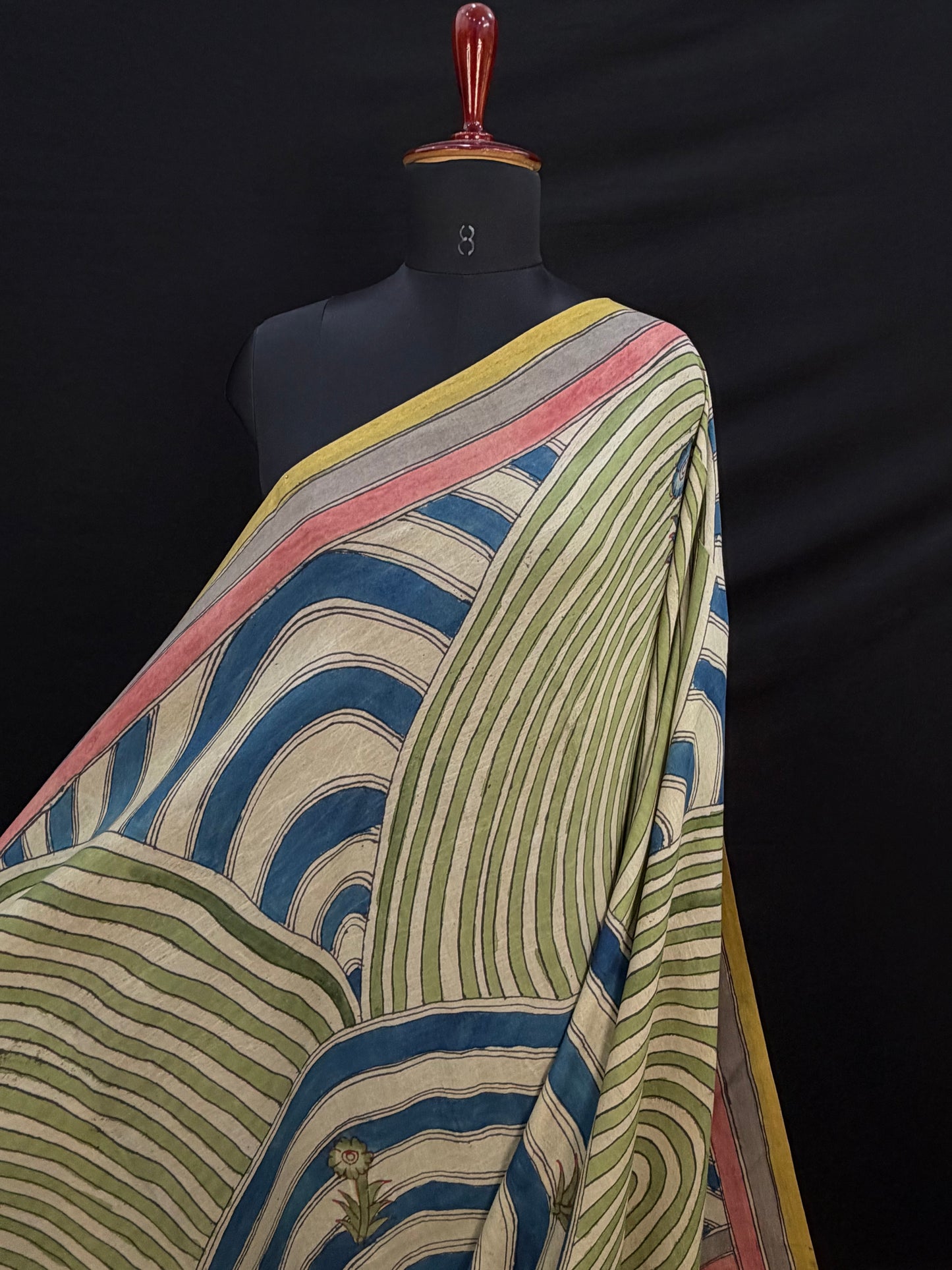 Silkcotton Penkalamkari Saree