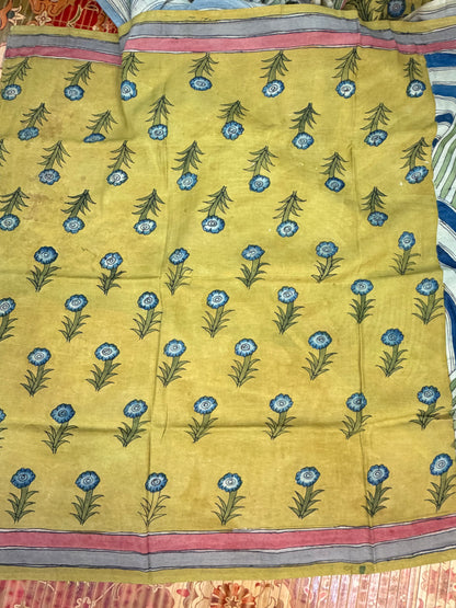 Silkcotton Penkalamkari Saree
