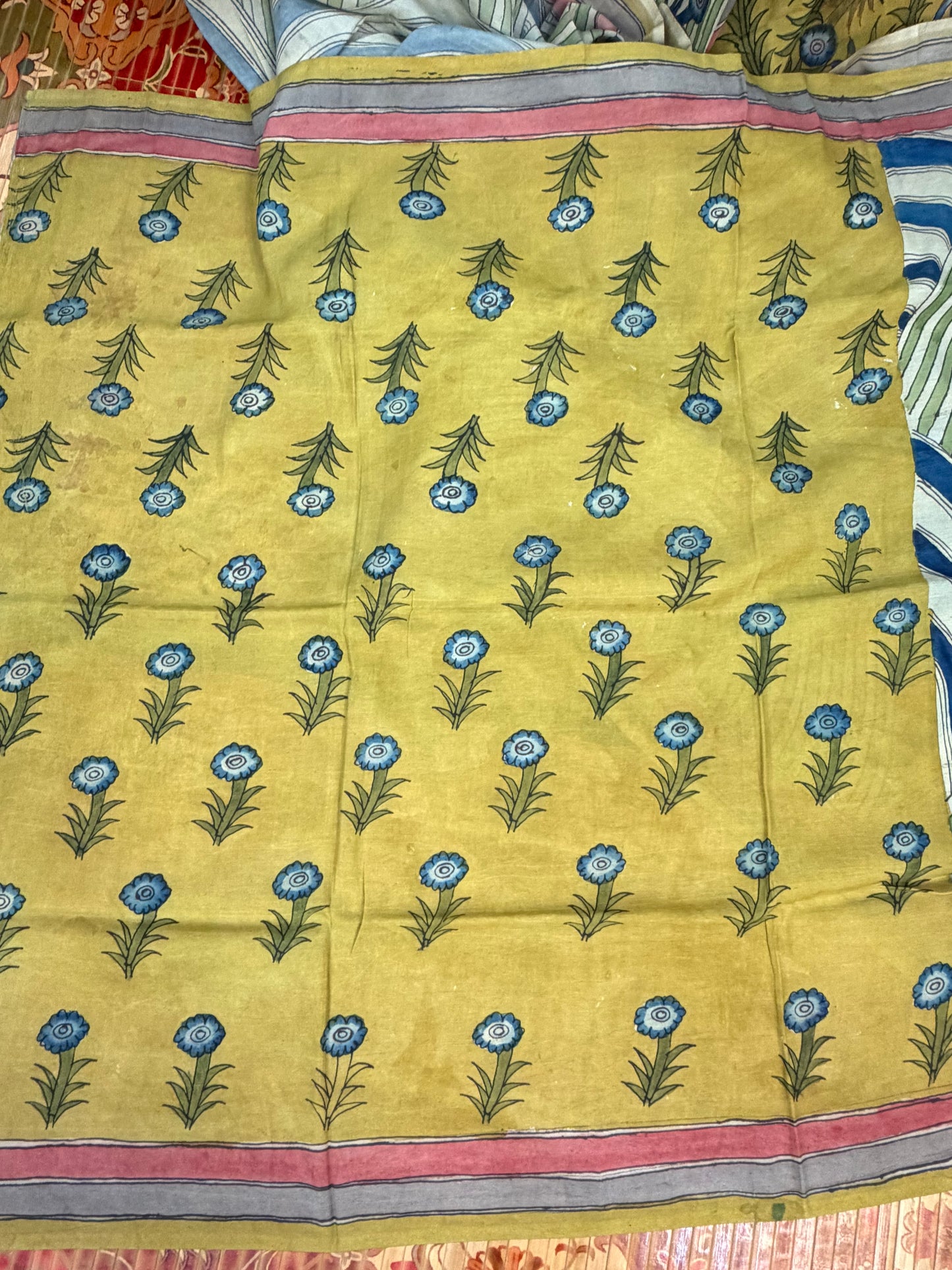 Silkcotton Penkalamkari Saree