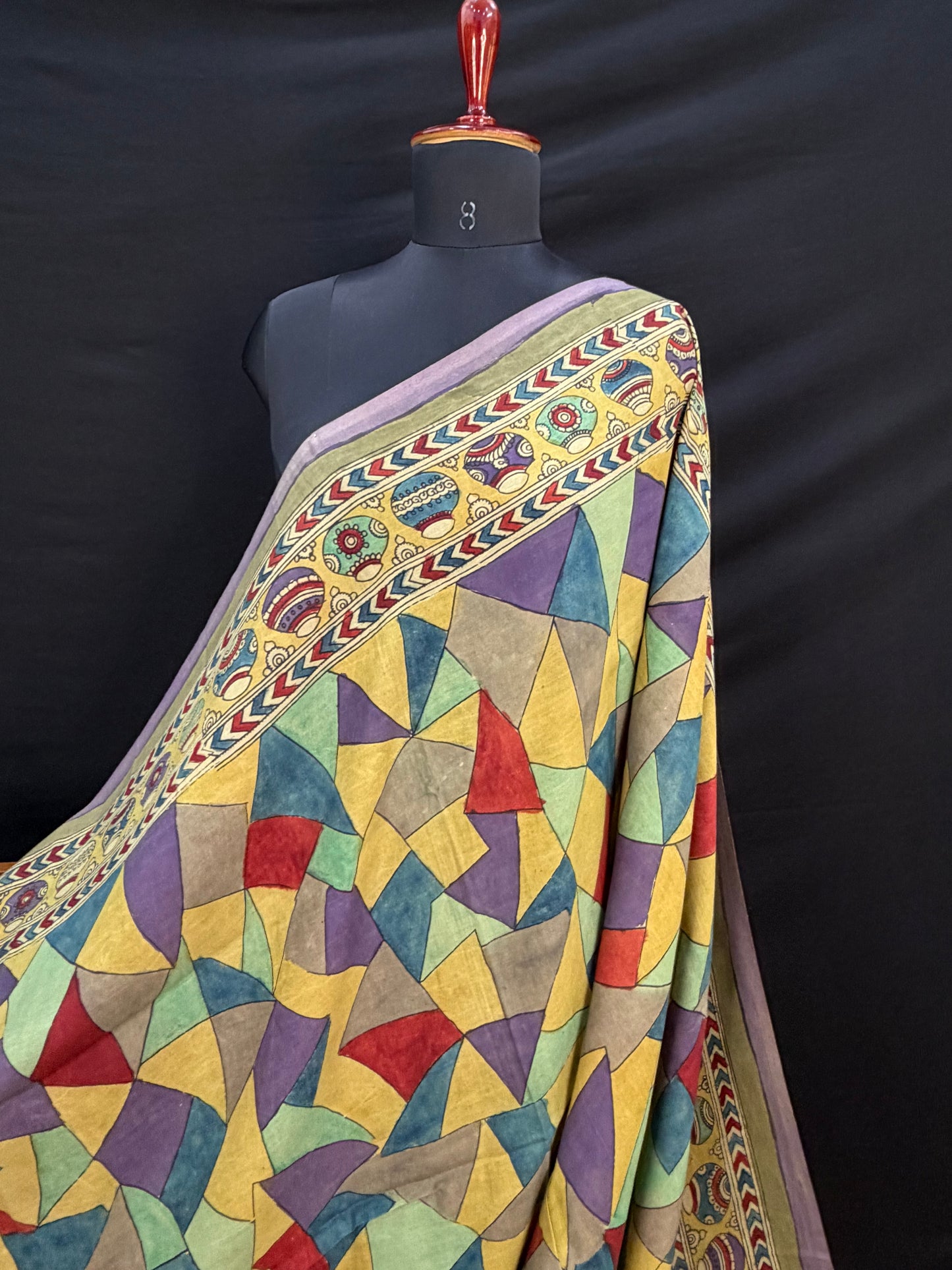 Silkcotton Penkalamkari Saree