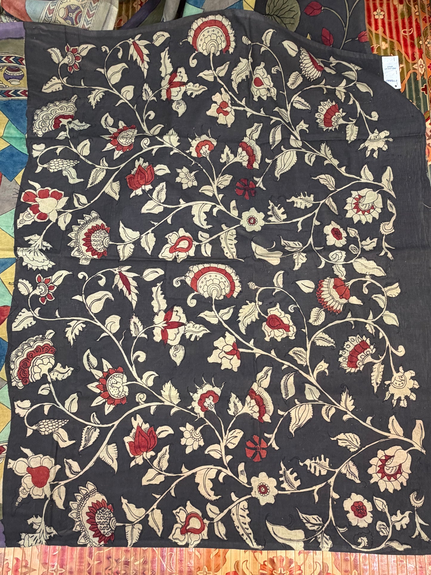 Silkcotton Penkalamkari Saree