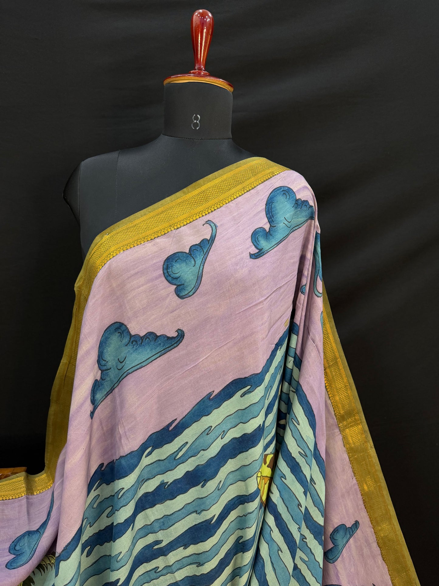 Silkcotton Penkalamkari Saree