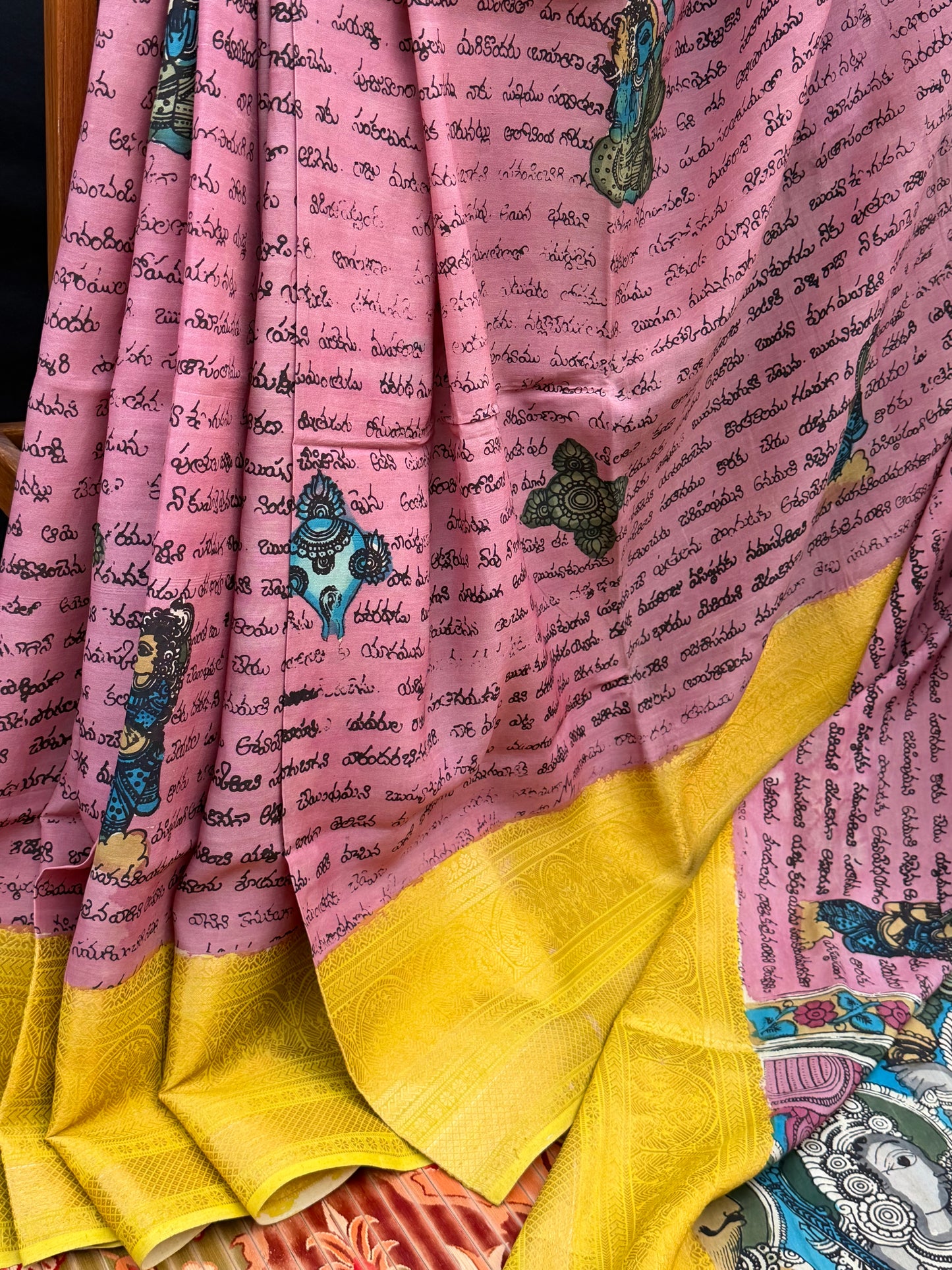 Silkcotton Penkalamkari Saree