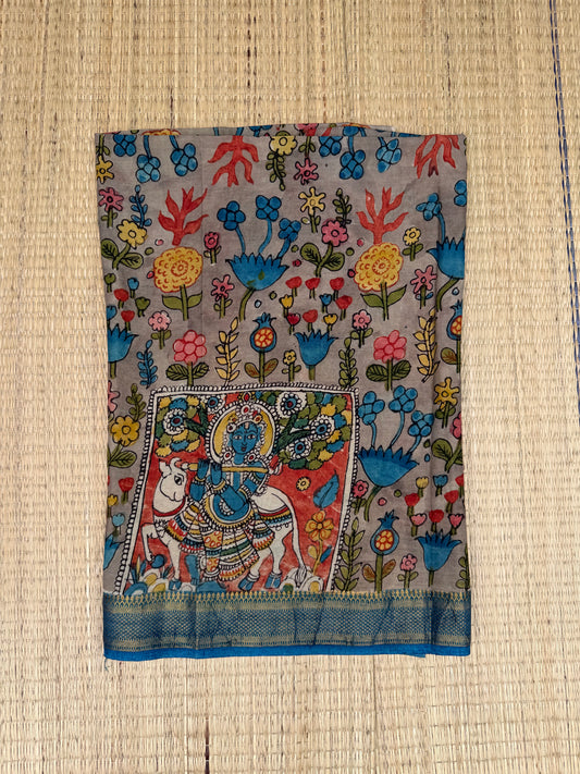 Penkalamkari Pure silkcotton blouse materials