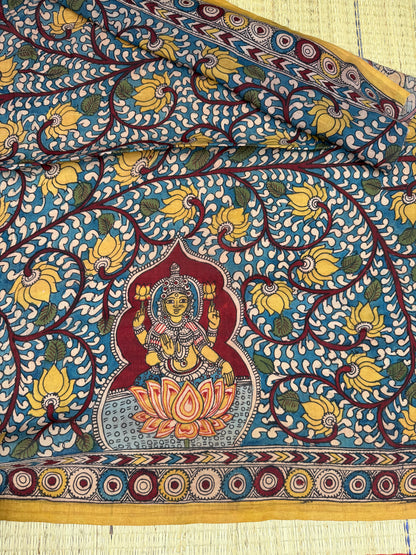 Penkalamkari Pure silkcotton blouse materials