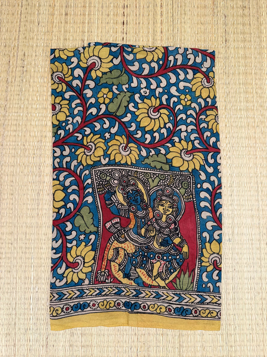Penkalamkari Pure silkcotton blouse materials