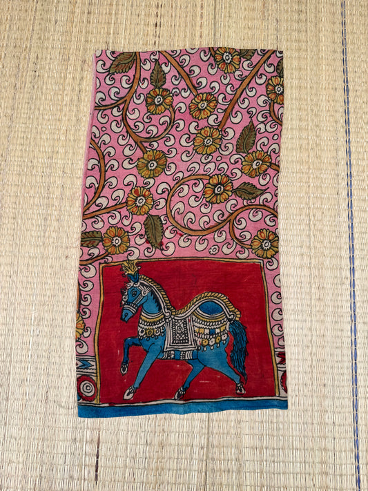 Penkalamkari Pure silkcotton blouse materials