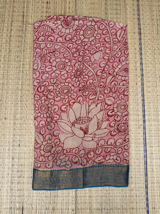 Penkalamkari Pure silkcotton blouse materials