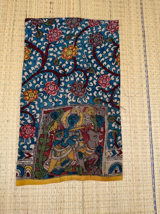 Penkalamkari Pure silkcotton blouse materials