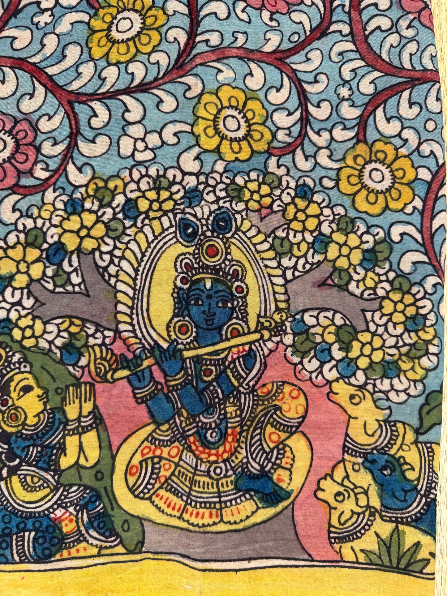 Penkalamkari Pure silkcotton blouse materials