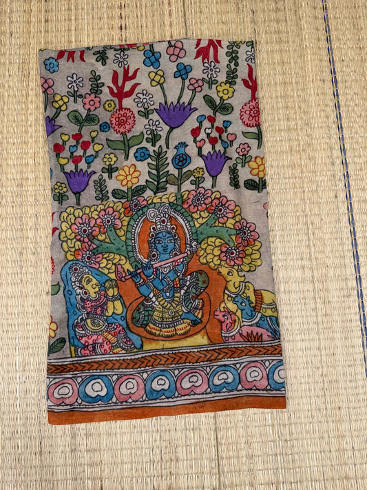 Penkalamkari Pure silkcotton blouse materials