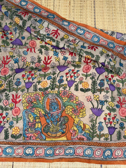 Penkalamkari Pure silkcotton blouse materials