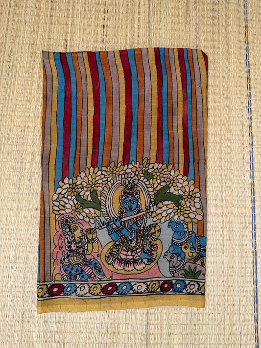 Penkalamkari Pure silkcotton blouse materials