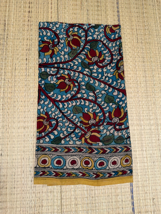 Penkalamkari Pure silkcotton blouse materials