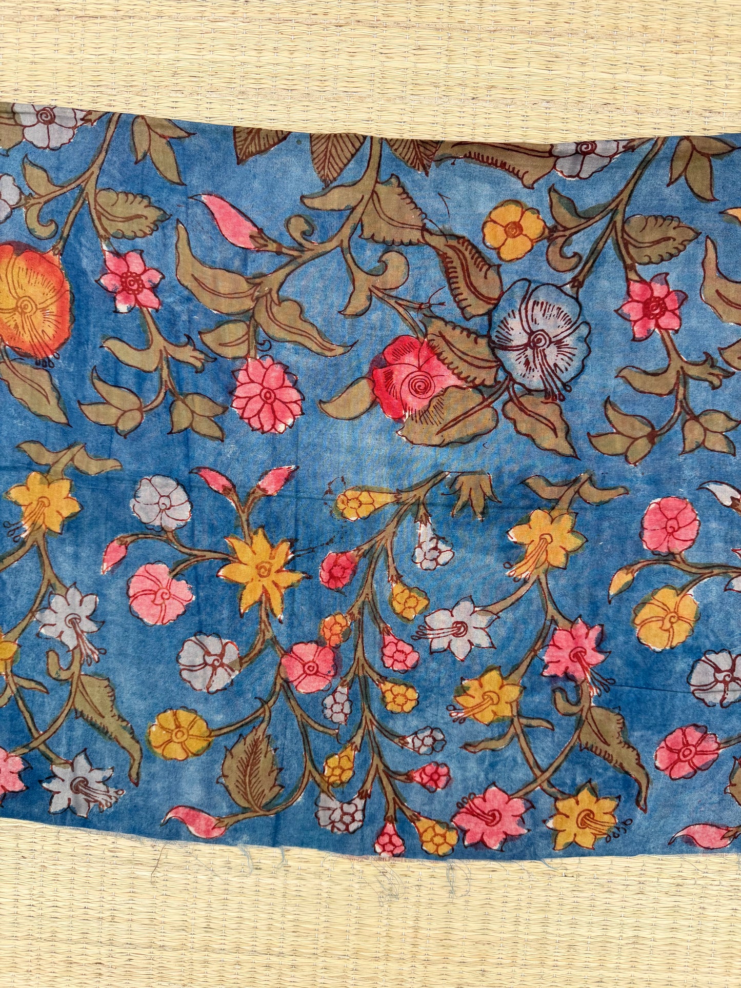 Penkalamkari Pure silkcotton blouse materials