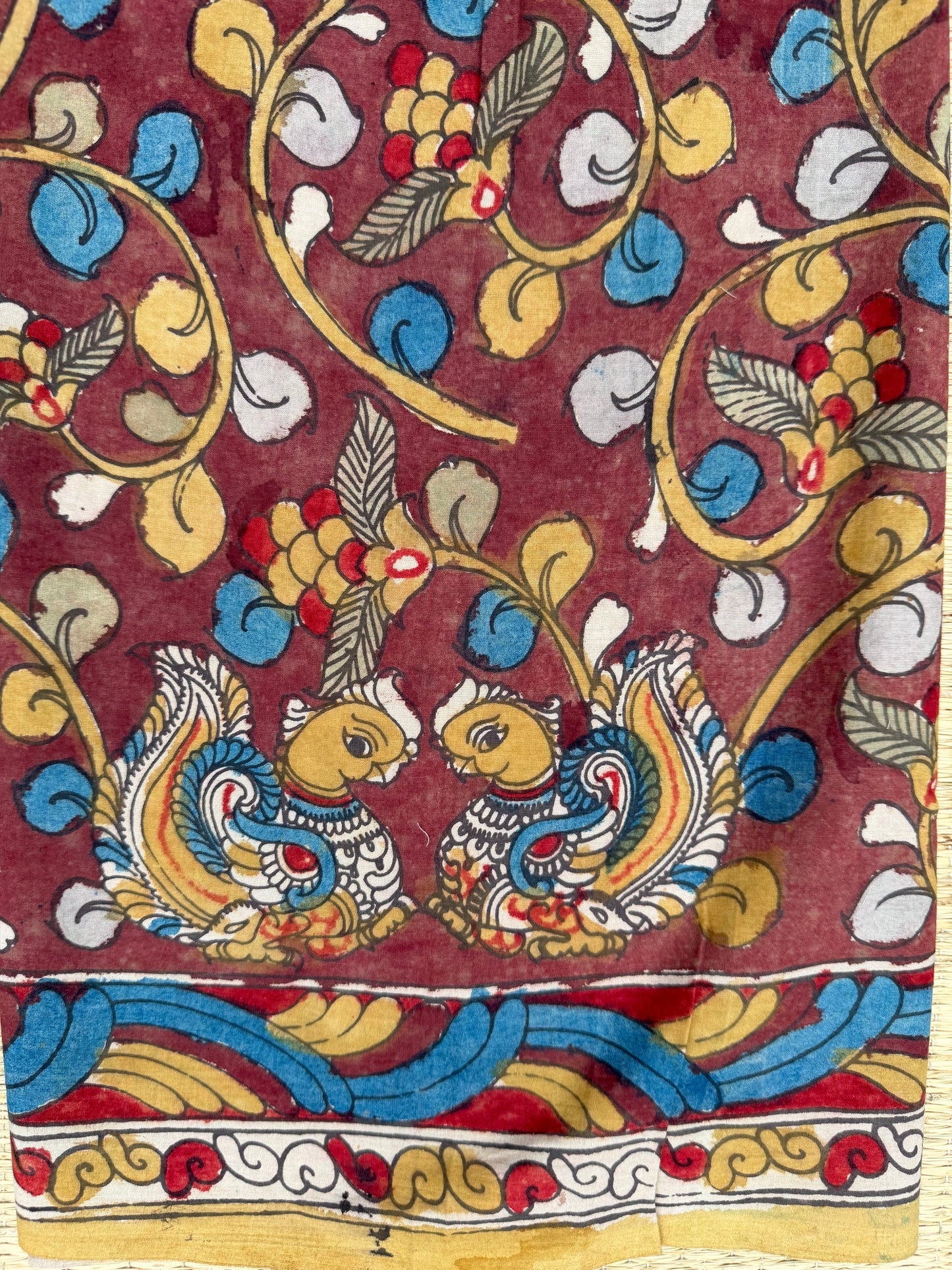 Penkalamkari Pure cotton blouse materials