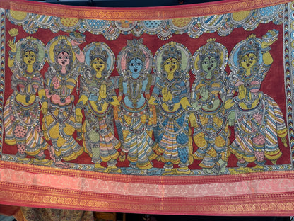 Silkcotton Penkalamkari Saree