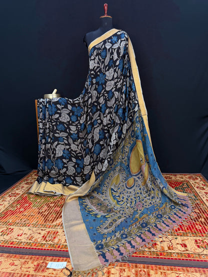 Silkcotton Penkalamkari Saree