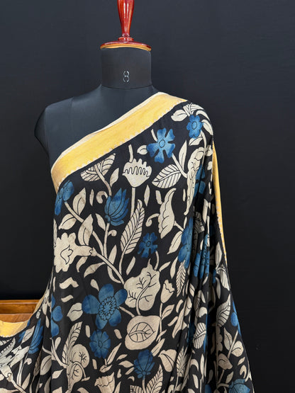 Silkcotton Penkalamkari Saree