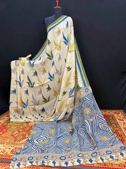 Silkcotton Penkalamkari Saree