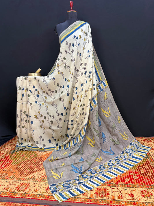 Silkcotton Penkalamkari Saree
