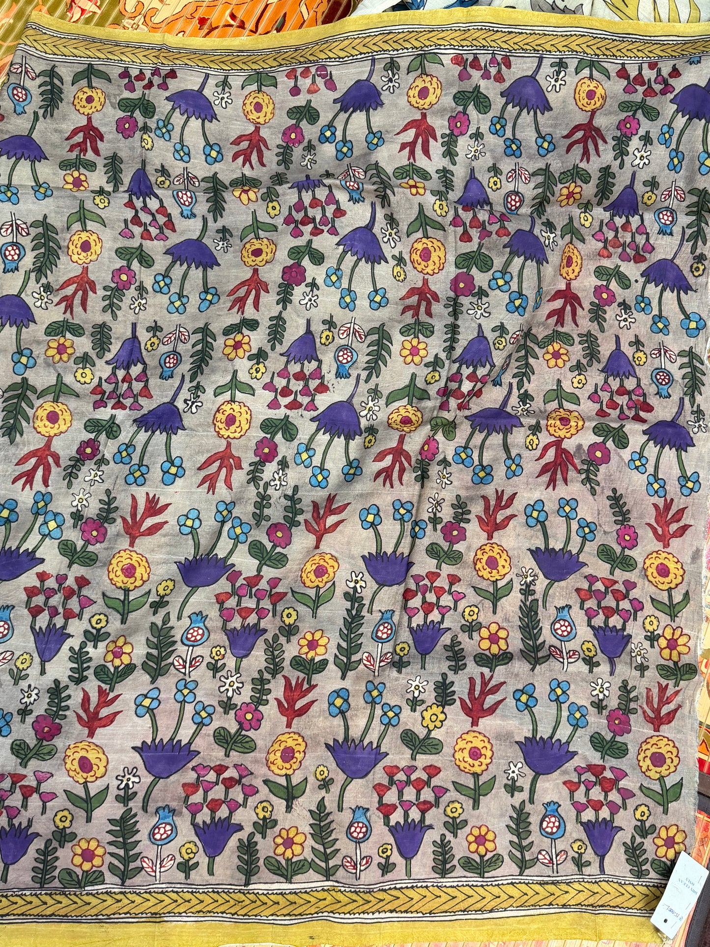 Silkcotton Penkalamkari Saree