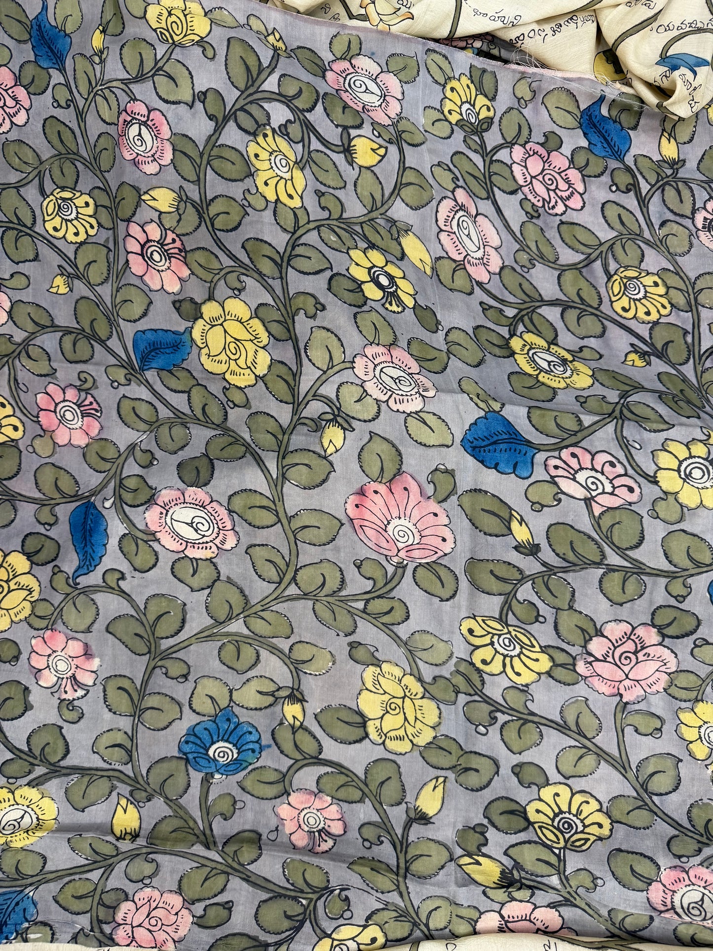 Silkcotton Penkalamkari Saree