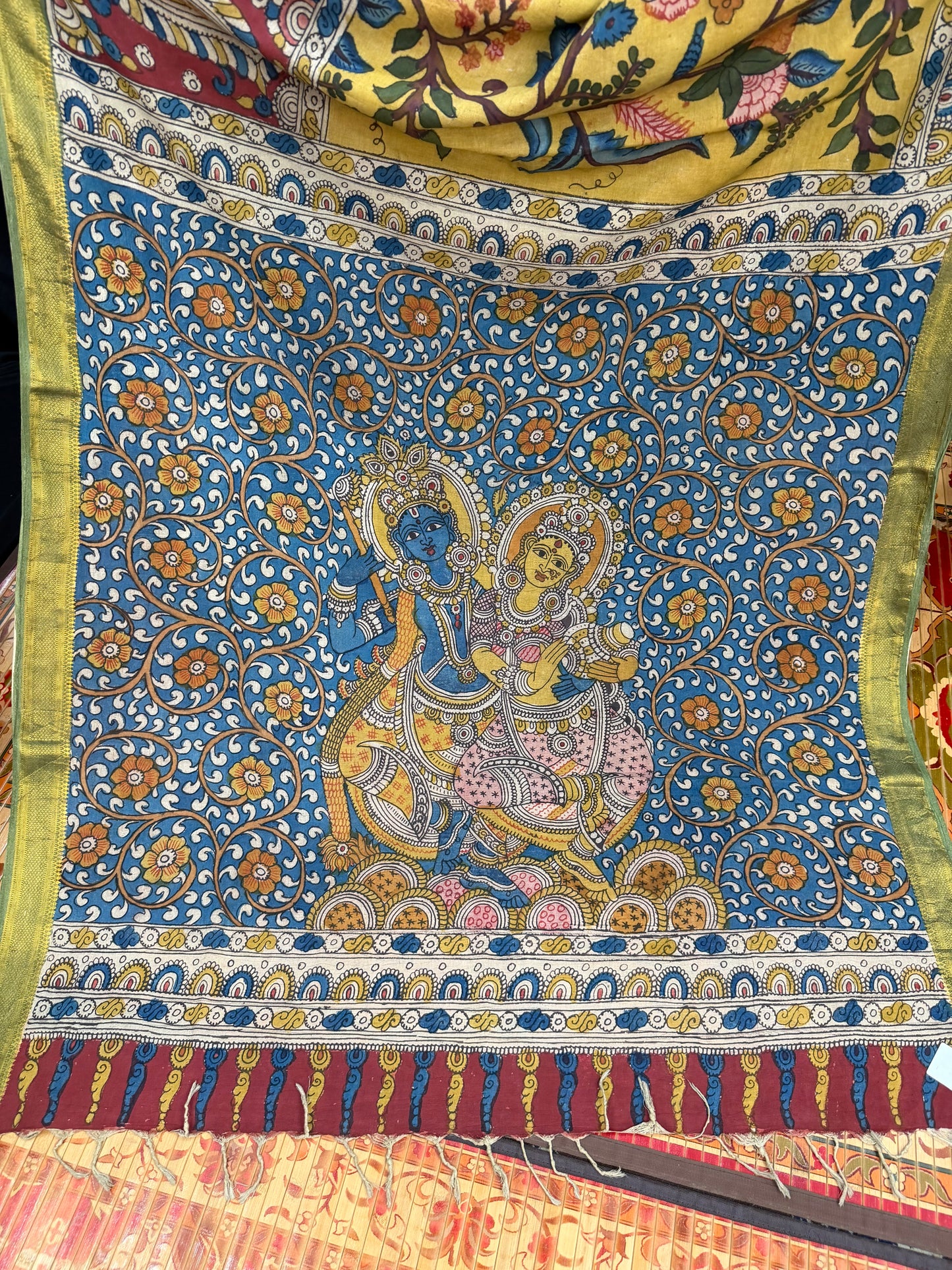 Silkcotton Penkalamkari Saree