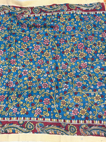 Silkcotton Penkalamkari Saree