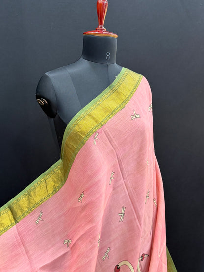 Silkcotton Penkalamkari Saree