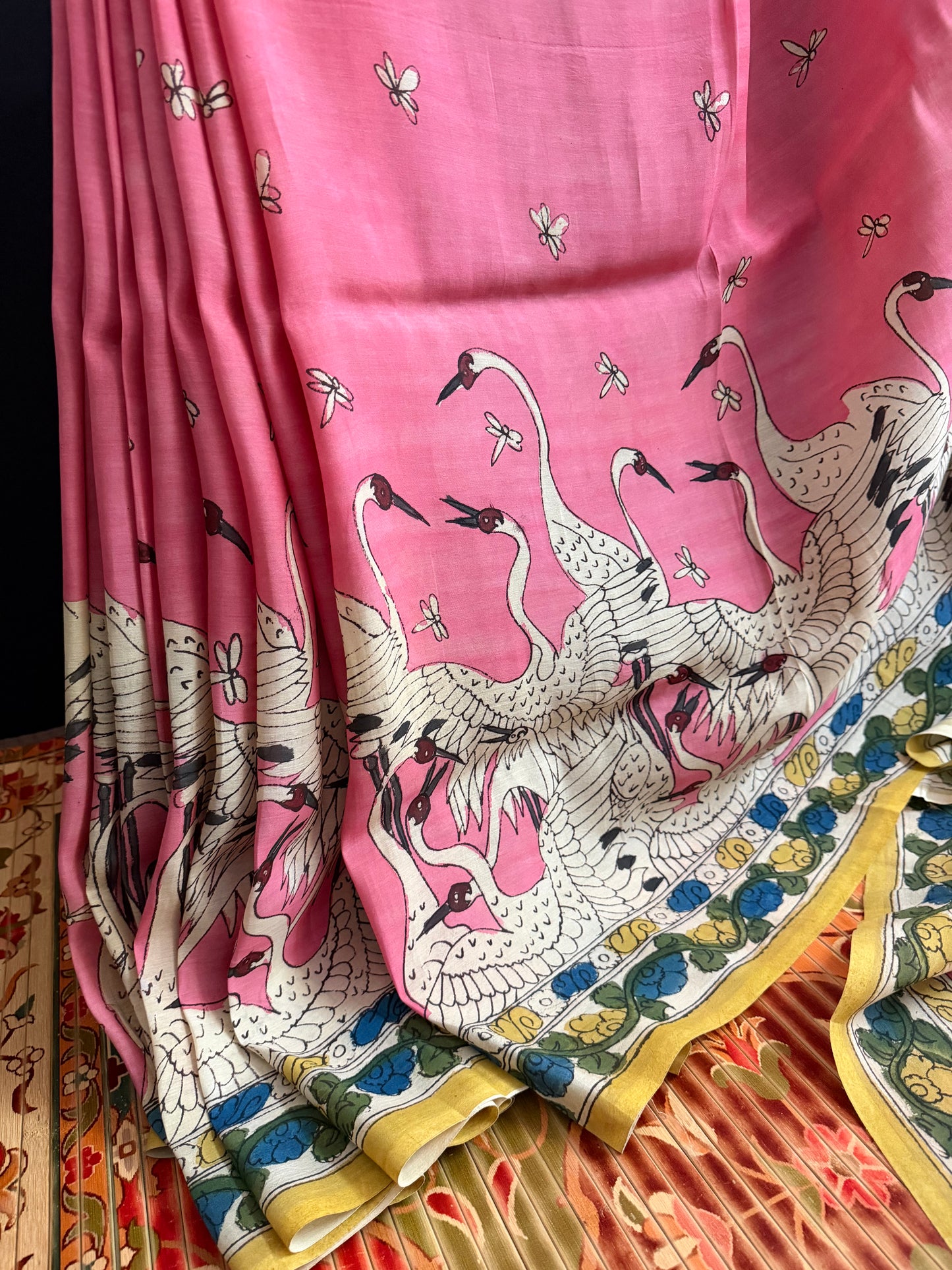 Silkcotton Penkalamkari Saree