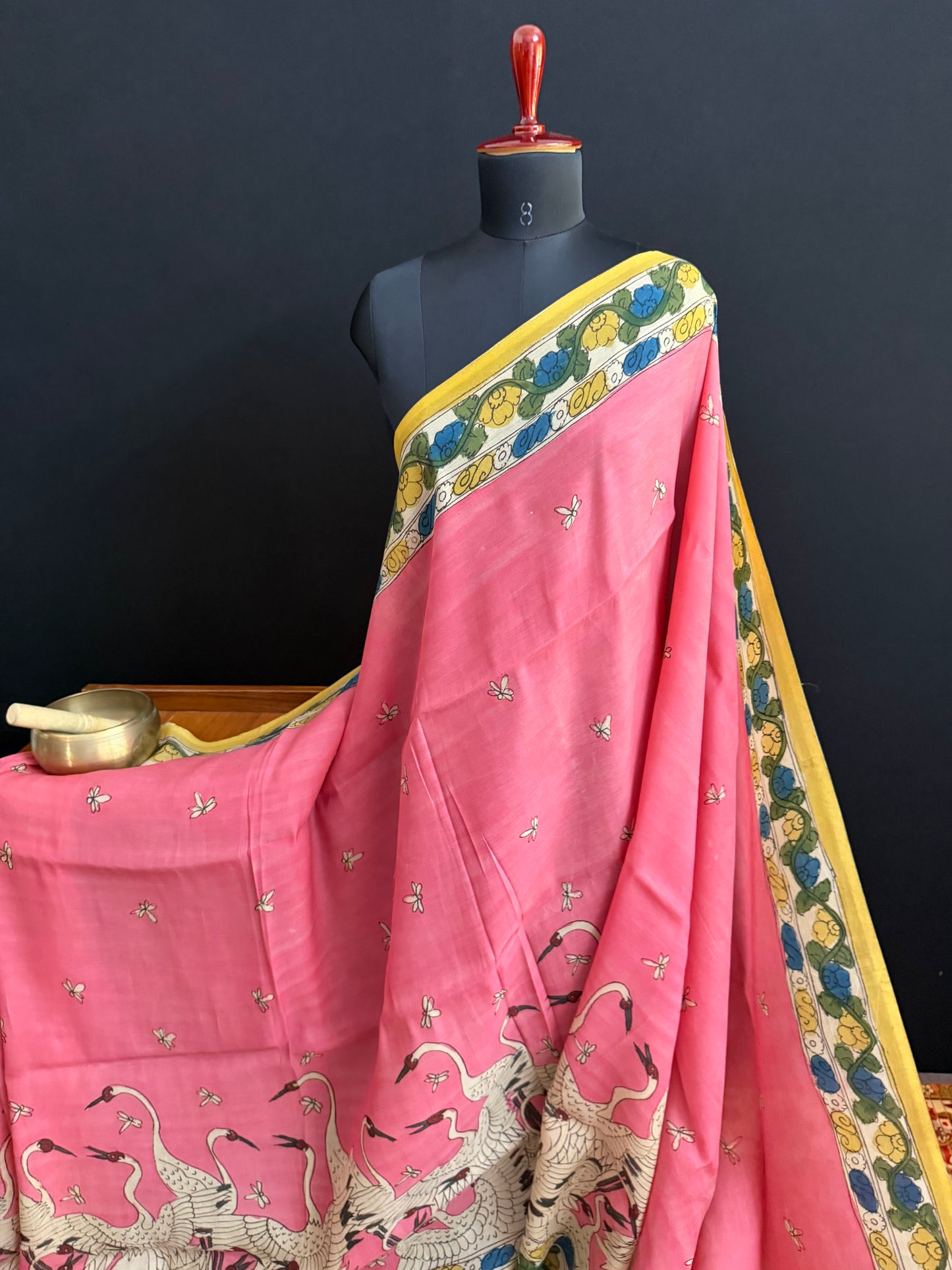 Silkcotton Penkalamkari Saree