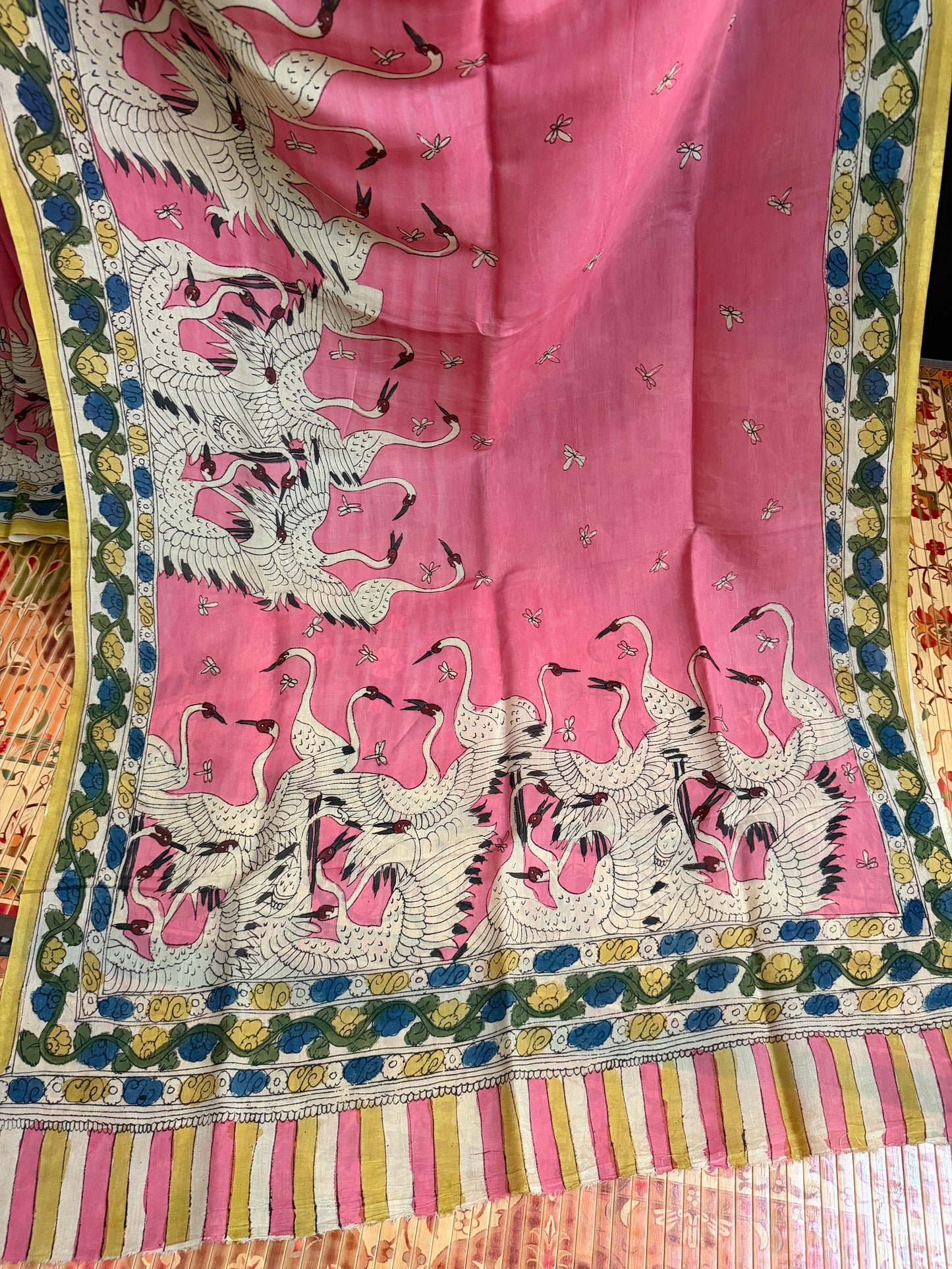 Silkcotton Penkalamkari Saree