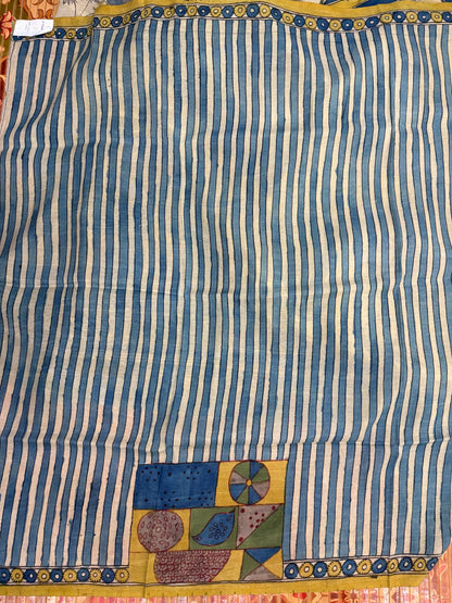 Silkcotton Penkalamkari Saree