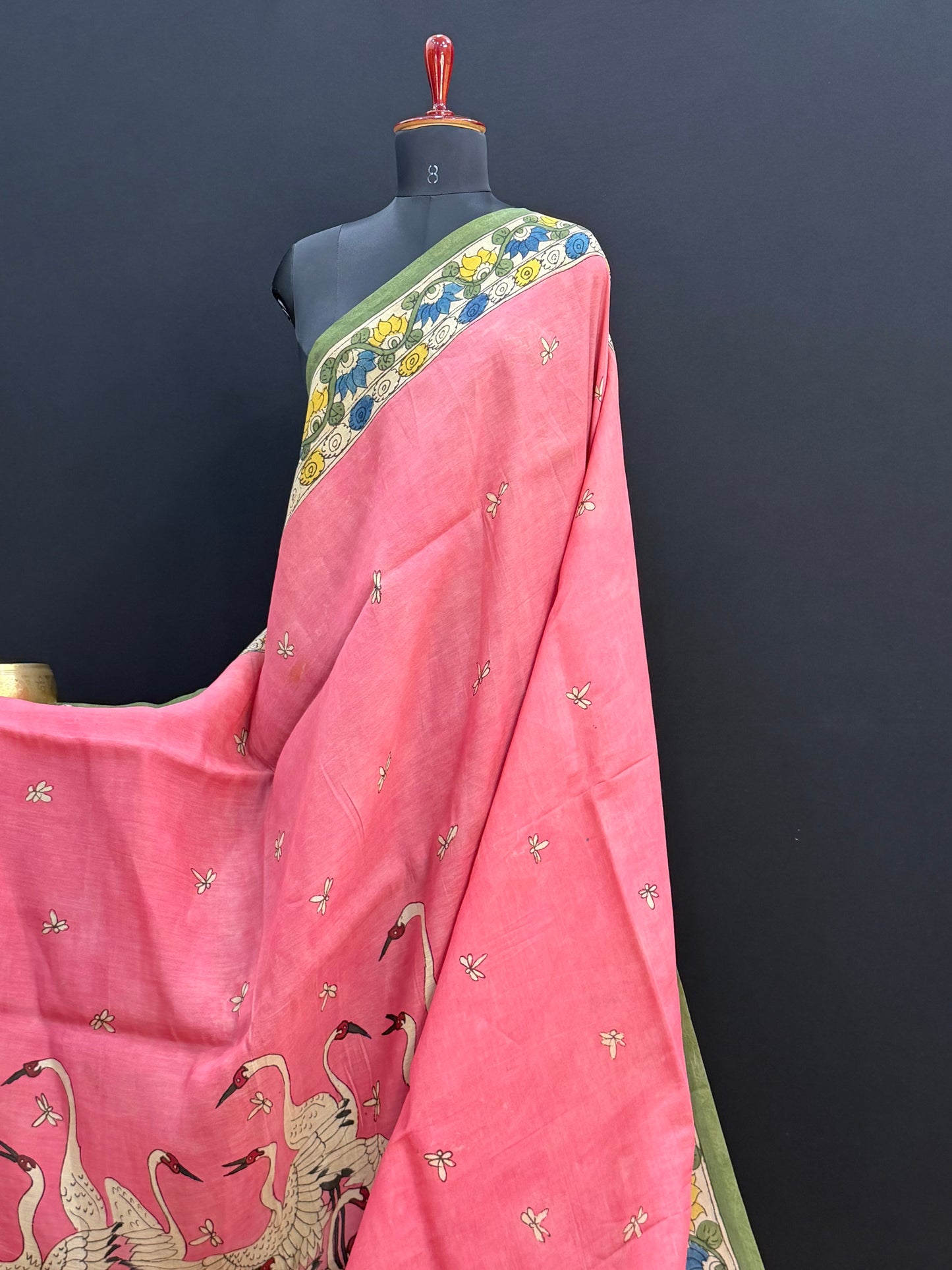 Silkcotton Penkalamkari Saree