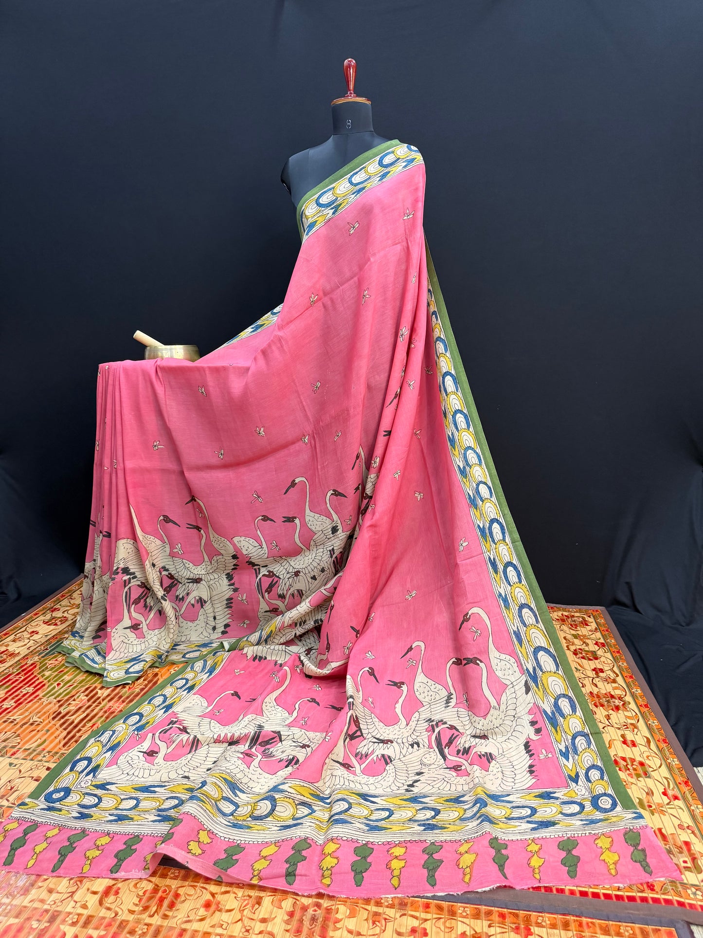Silkcotton Penkalamkari Saree