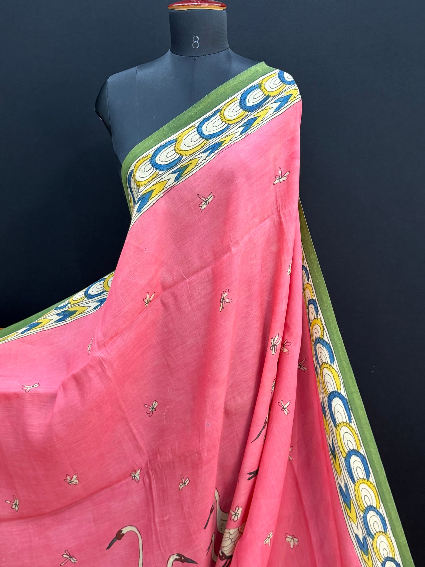 Silkcotton Penkalamkari Saree