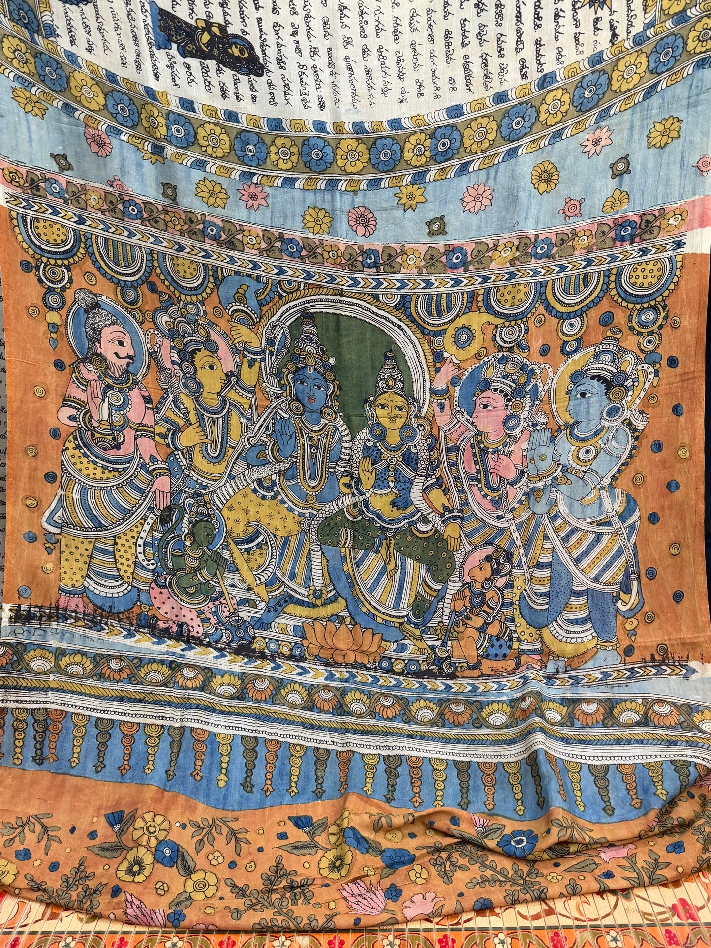 Silkcotton Penkalamkari Saree